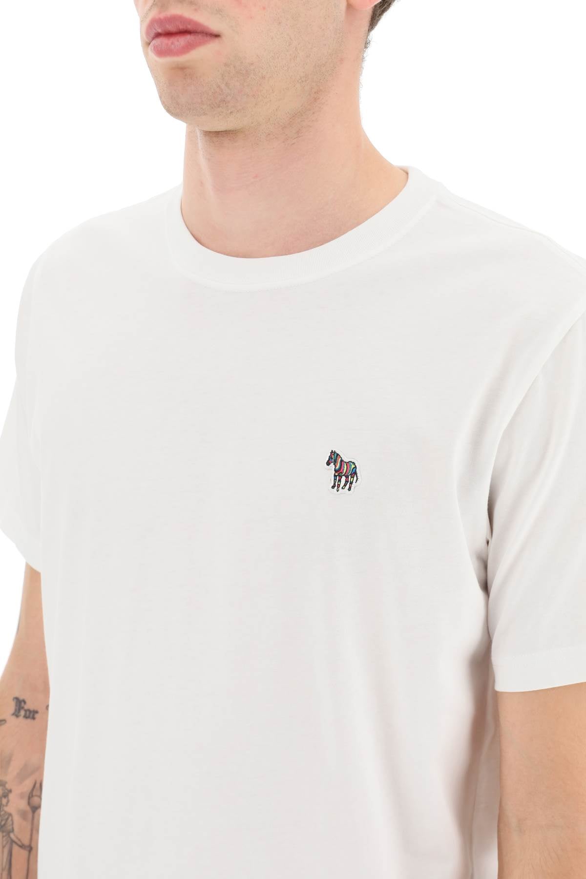 Ps Paul Smith Organic Cotton T Shirt   White