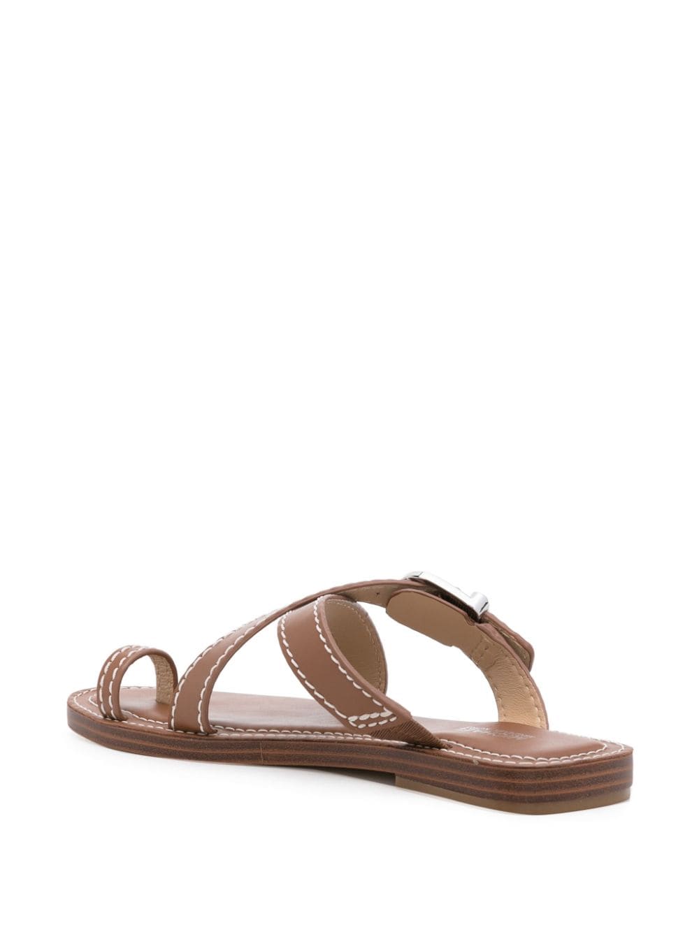 Mmk Sandals Leather Brown