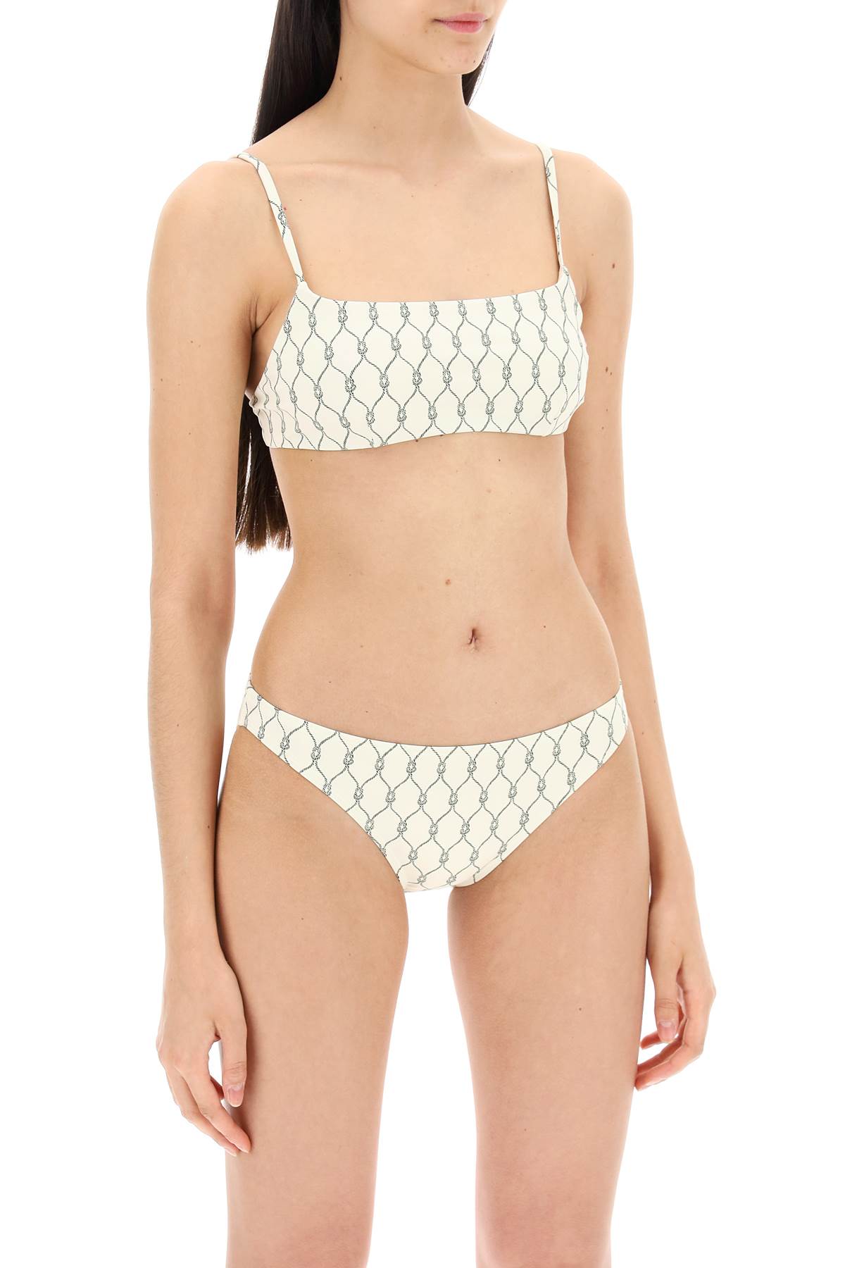 Tory Burch Printed Bikini Top For   Neutral