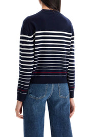 A.P.C. "striped Wool Billie Pullover   Blue