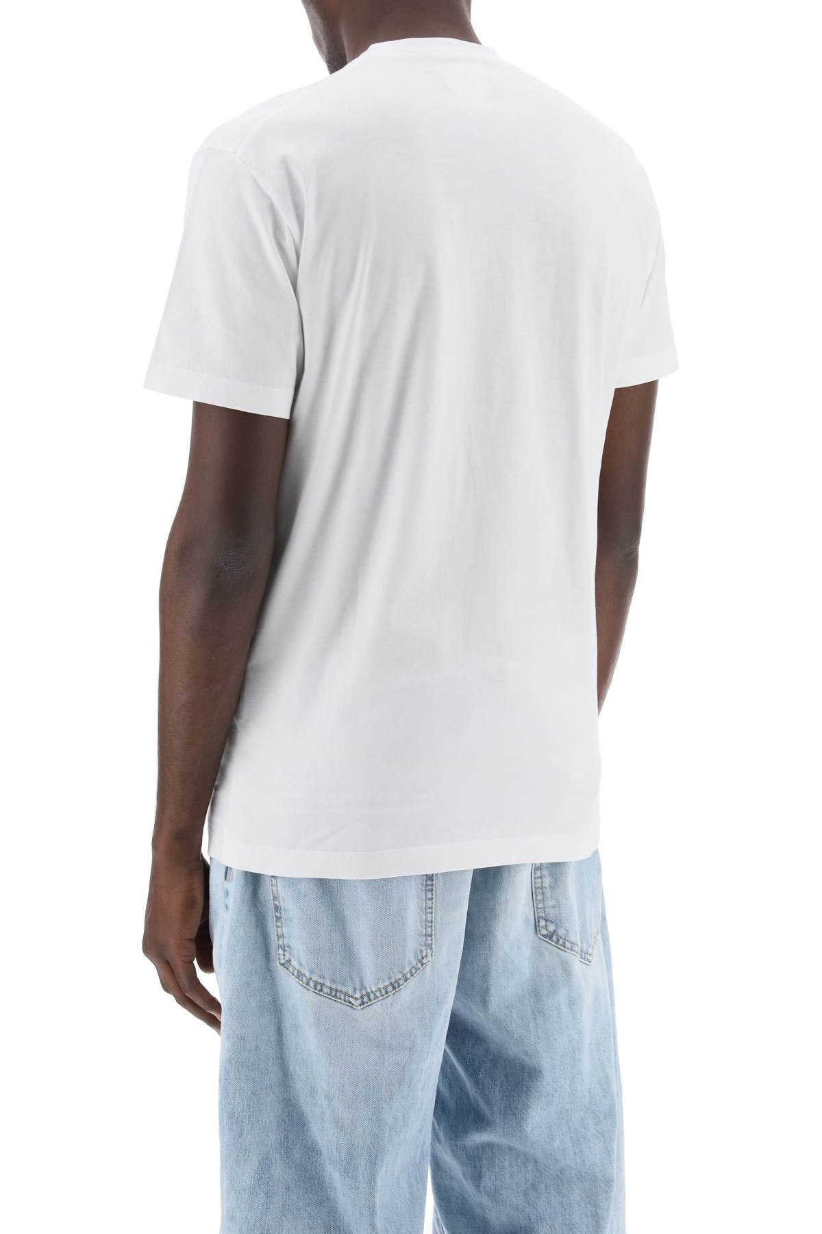 Dsquared2 Replace With Double Quotelogoed Cool Fit T   White