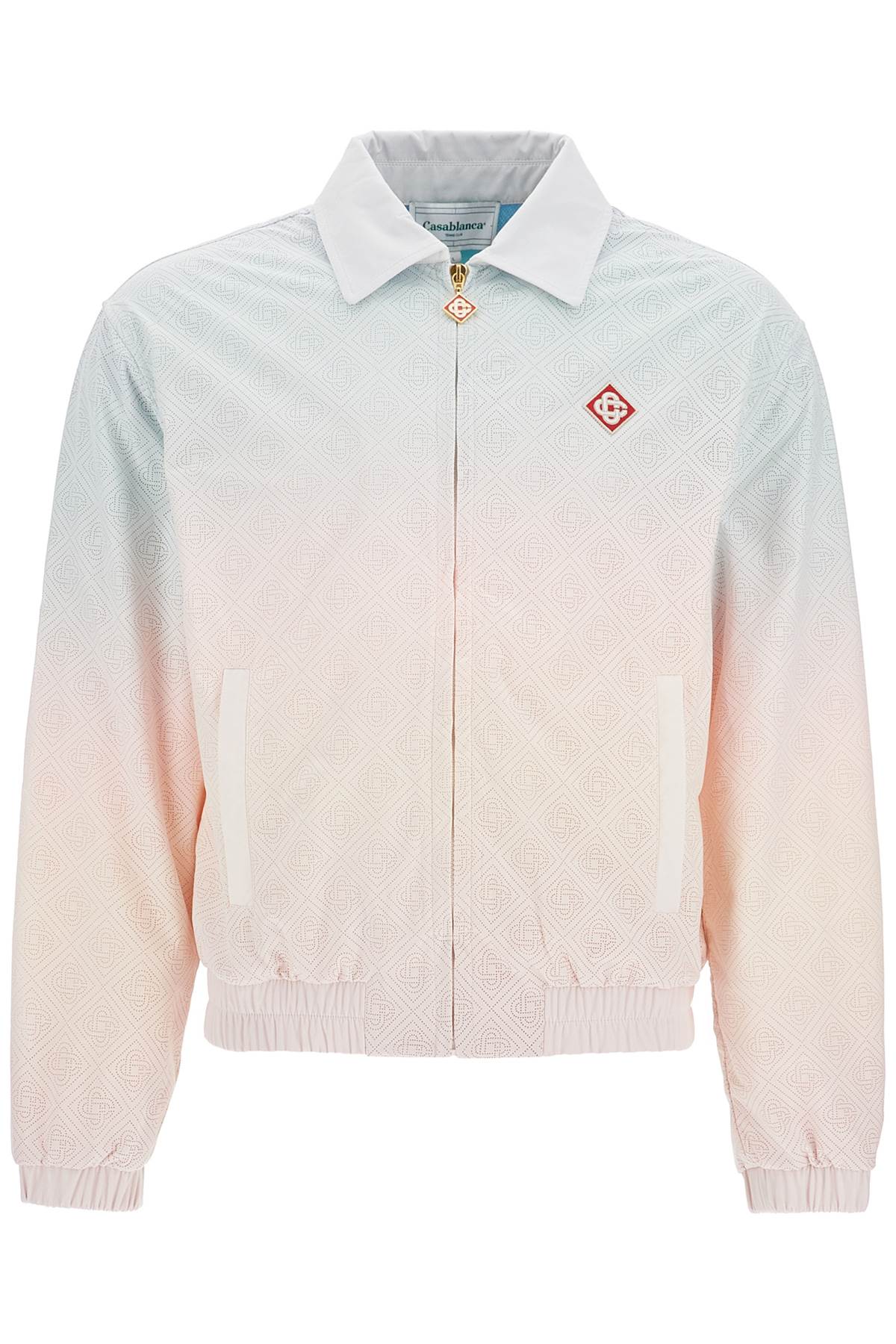 Casablanca Track Jacket With Laser Degradé Details   Pink