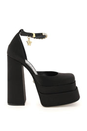 Versace Medusa Aevitas Double Platform Pumps   Black