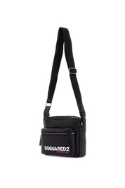 Dsquared2 Bob Shoulder Bag With Adjustable Strap   Black