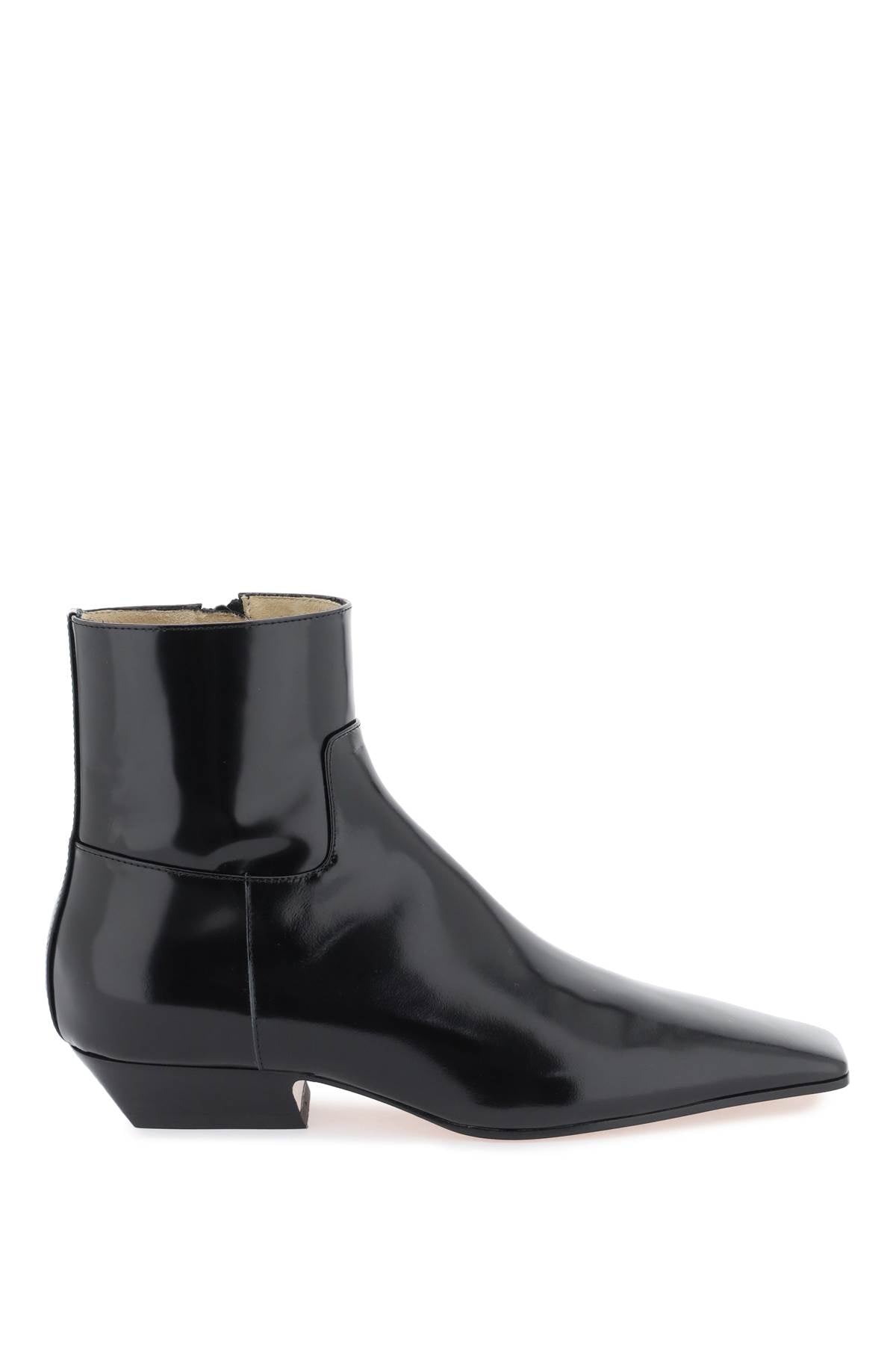 Khaite Marfa Ankle Boots   Black