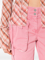 Blumarine Trousers Pink