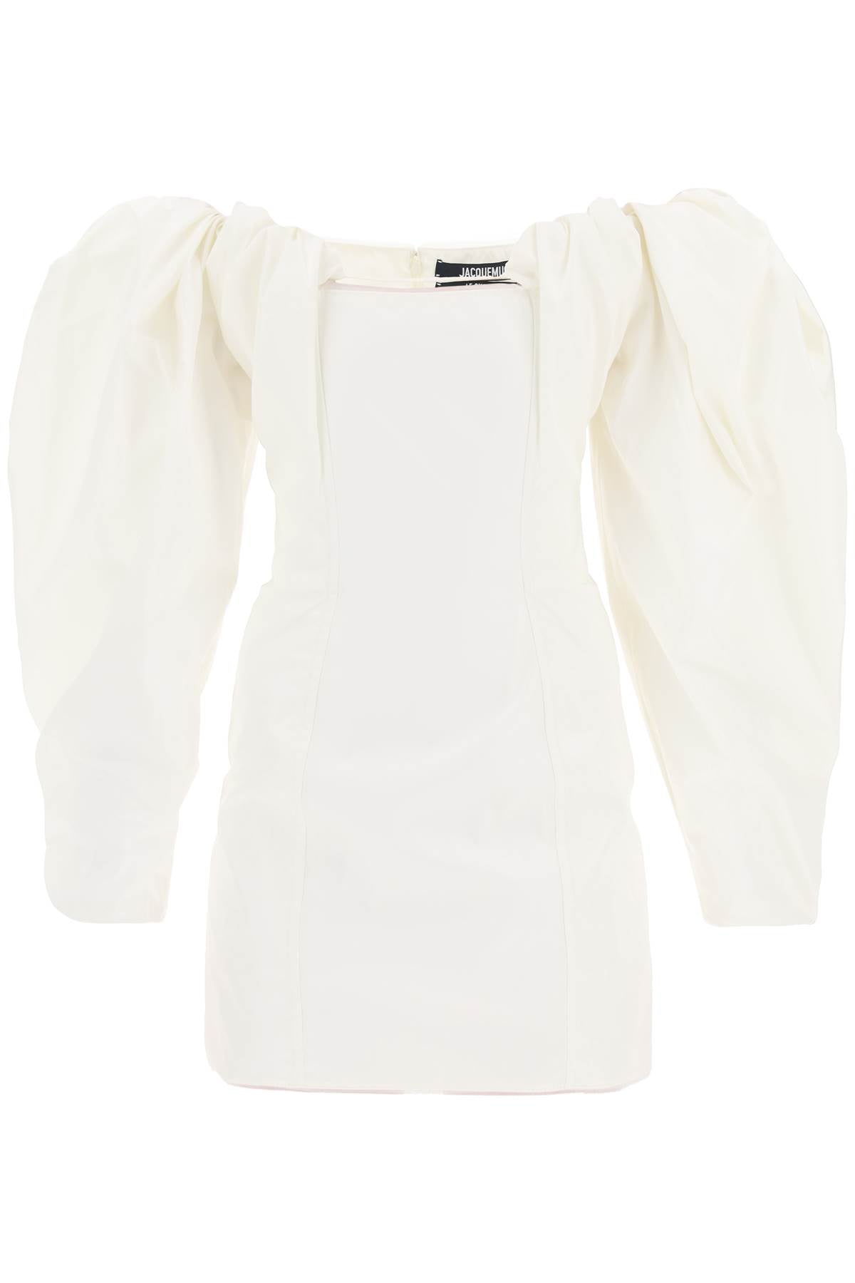 Jacquemus La Robe Taffetas Mini Dress   White