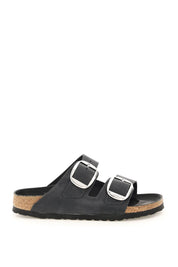 Birkenstock Big Buckle Arizona Slides   Black