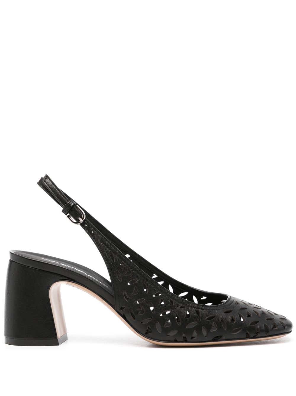 E 'Clat With Heel Black