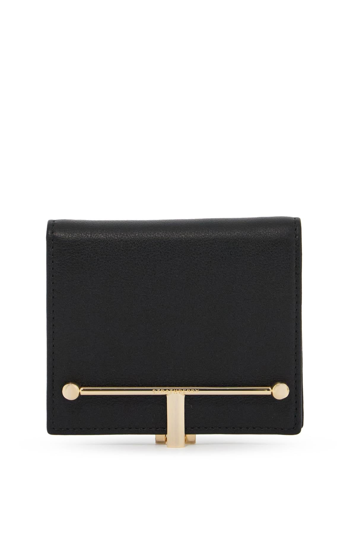 Strathberry Melville Street Wallet Portfolio   Black