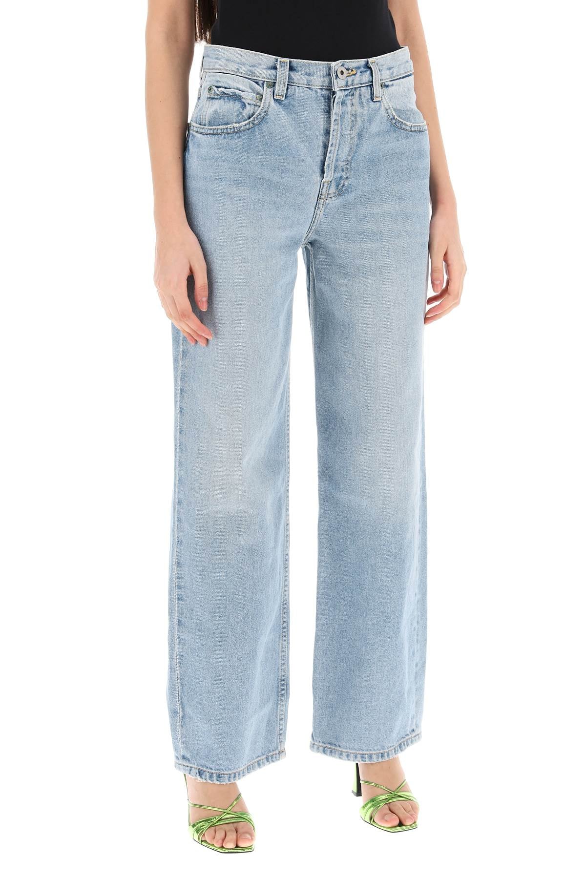 Interior Remy Wide Leg Jeans   Light Blue