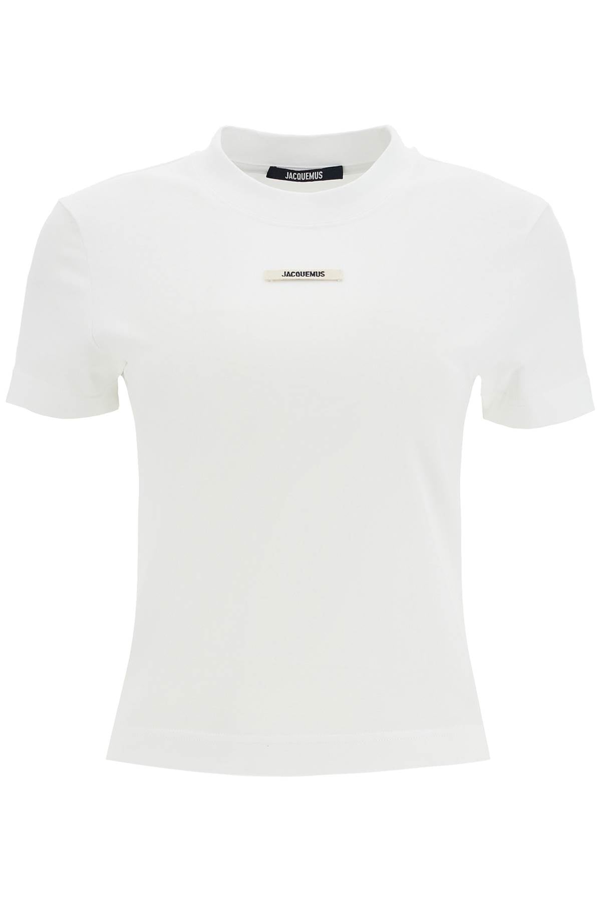 Jacquemus The Gros Grain T Shirt With   White