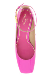 Valentino Garavani Pink Pp Tan Go Pumps   Fuchsia