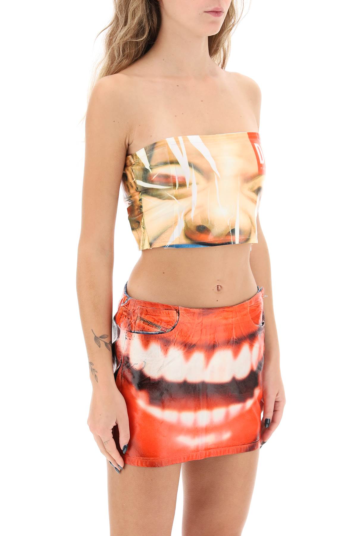 Diesel T Hollox Bandeau Top   Multicolor