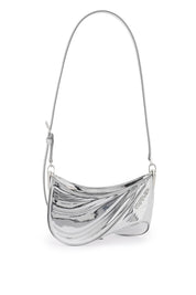 Mugler Small Spiral Curve 01 Bag   Silver