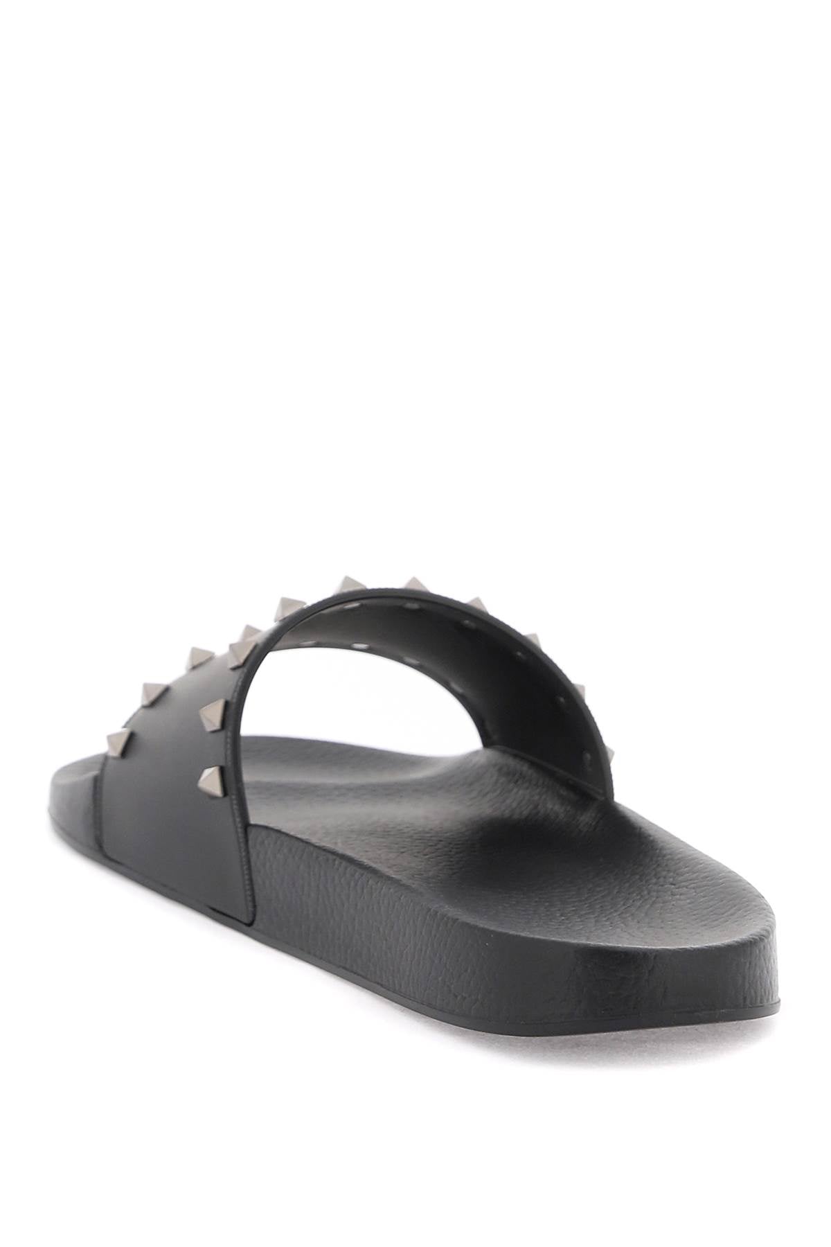 Valentino Garavani Rockstud Slides   Black