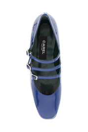 Carel Patent Leather Kina Mary Jane   Blue