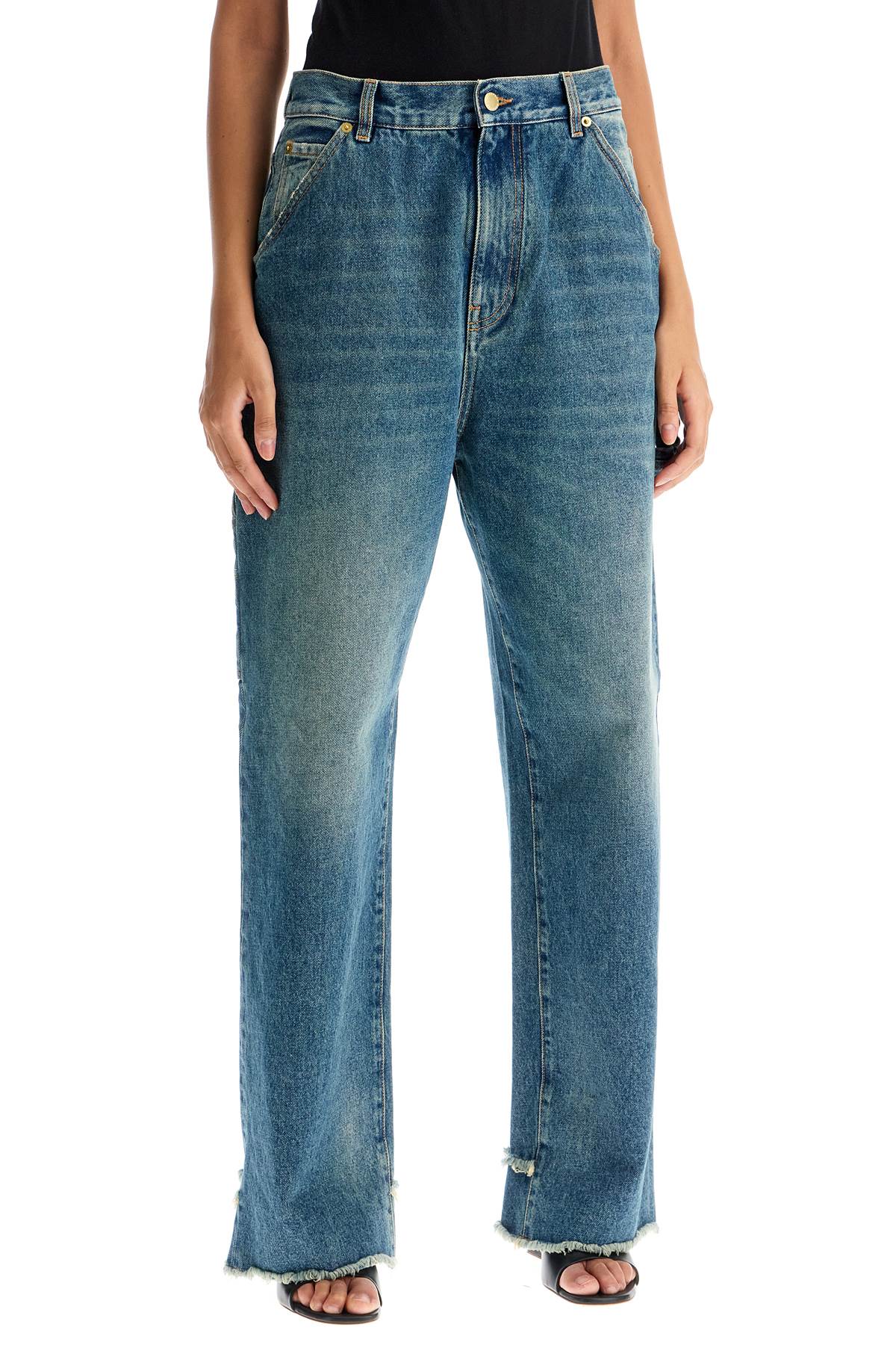 Darkpark Loose Fit Lisa Carpenter Jeans   Blue