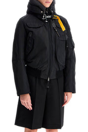 Parajumpers Gobi Bomber Jacket In Oxford Nylon   Black