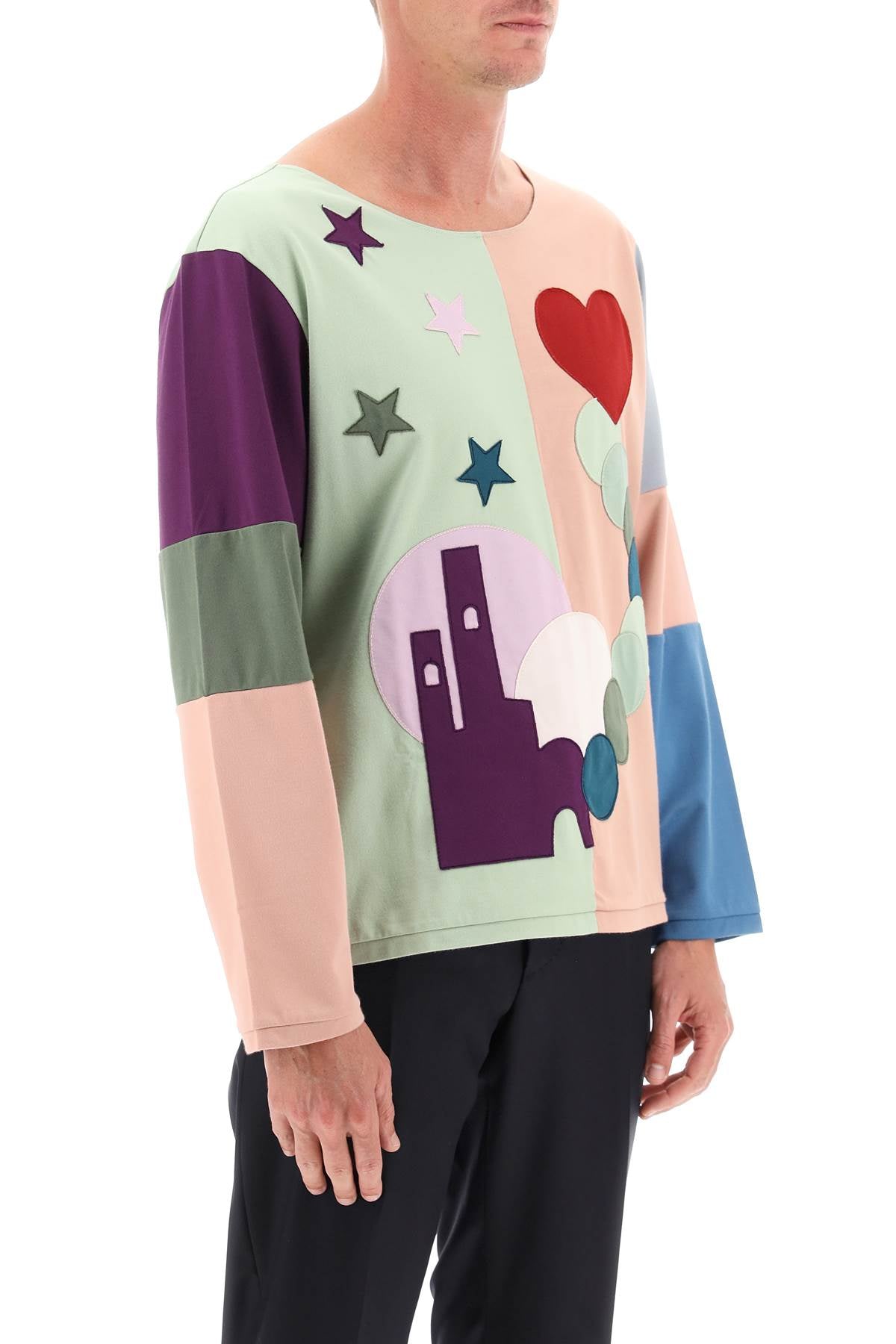 Bode Vista Long Sleeved T Shirt   Multicolor