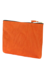 Comme Des Garcons Wallet Classic Pouch   Orange