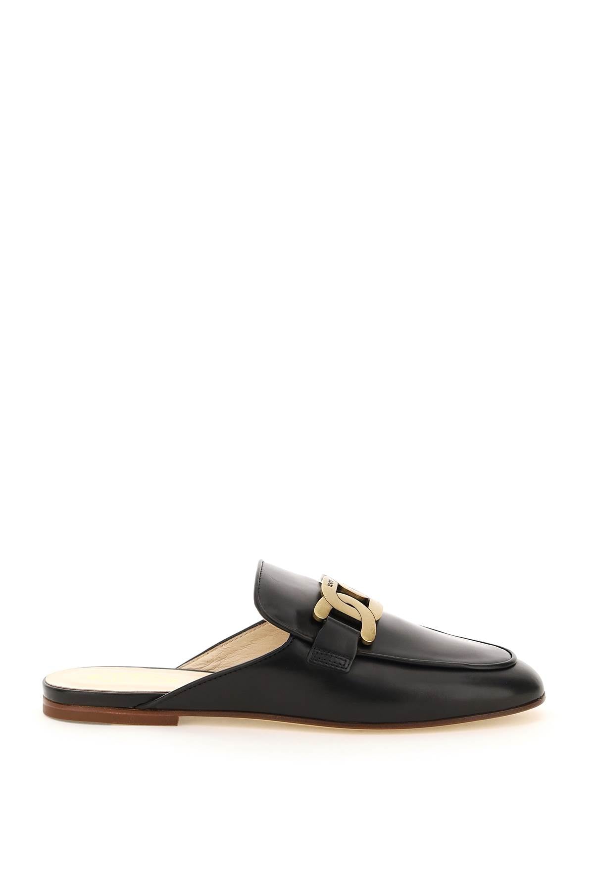 Tod's Kate Leather Sabot   Black