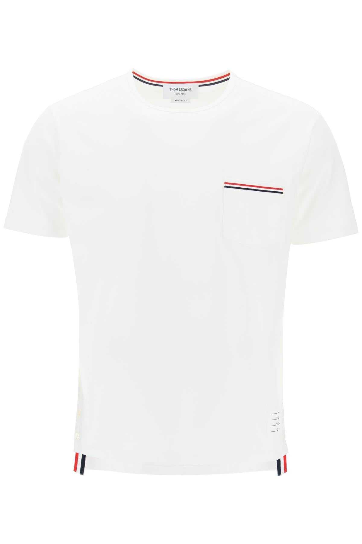 Thom Browne Rwb Pocket T Shirt   White