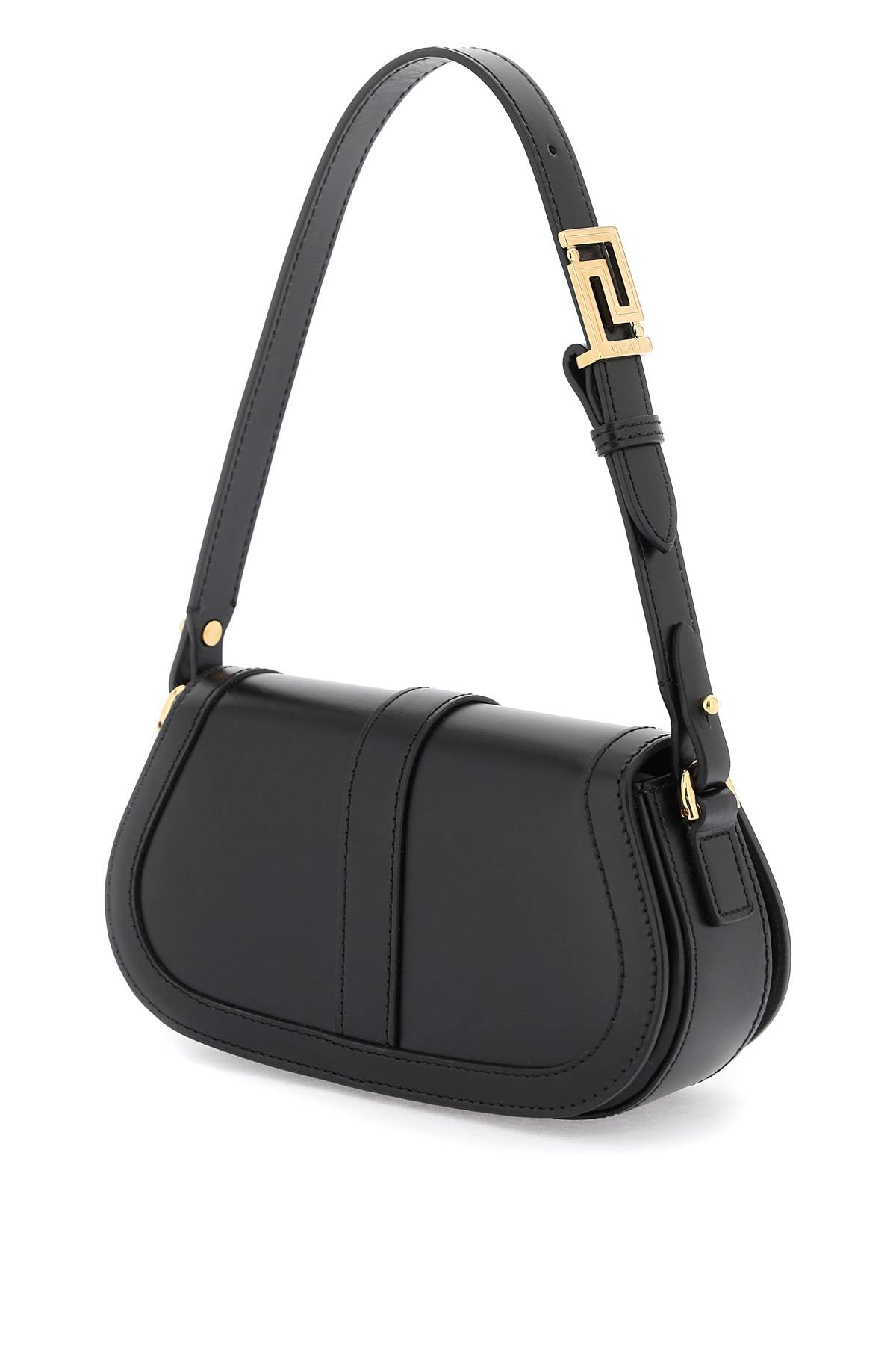 Versace 'Greca Goddess' Mini Shoulder Bag   Black