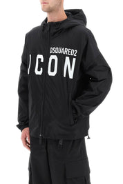 Dsquared2 Be Icon Windbreaker Jacket   Black