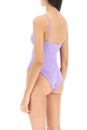 Hunza G. Pamela One Piece Swimsuit   Purple