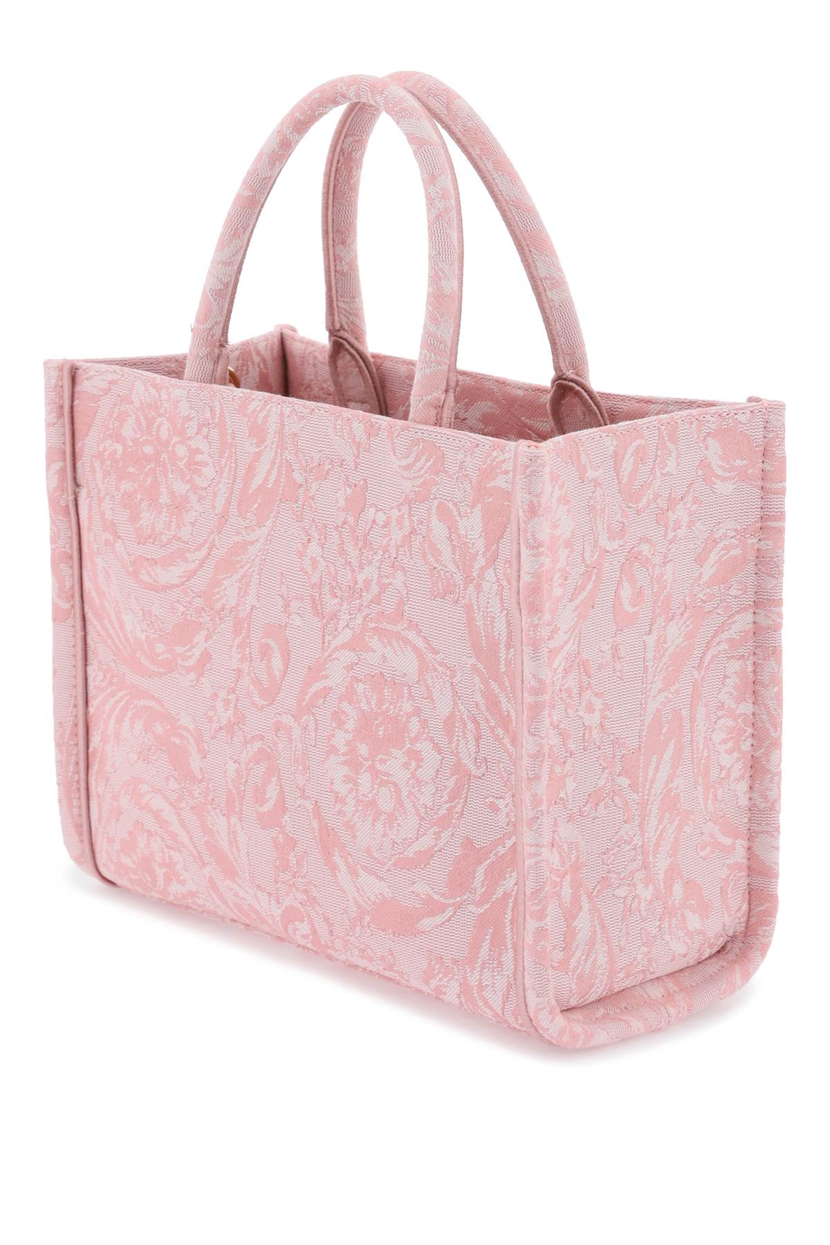 Versace Athena Barocco Small Tote Bag   Pink