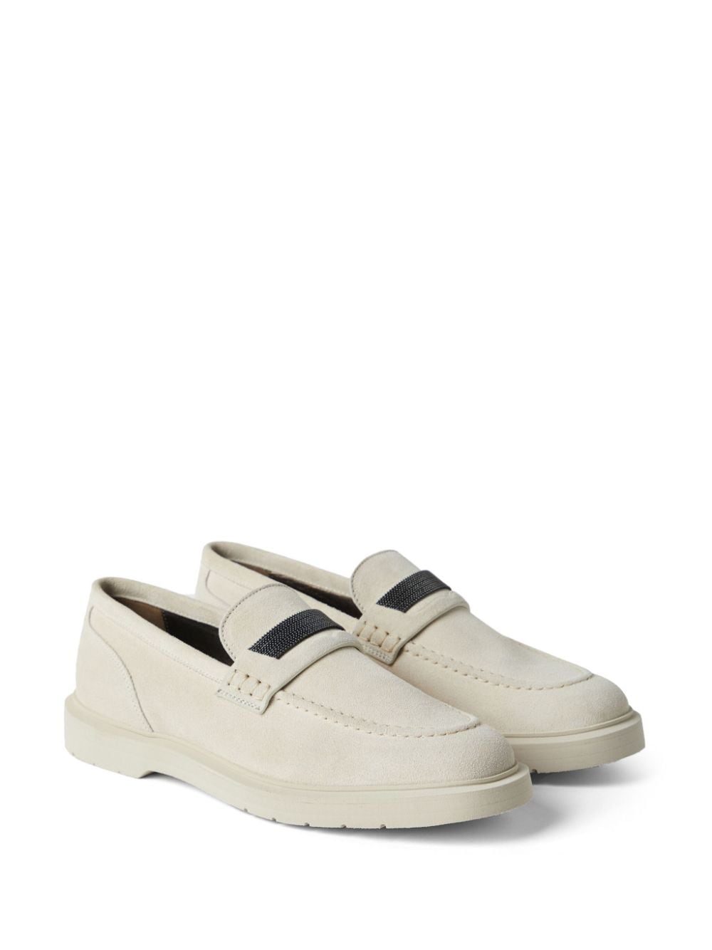 Brunello Cucinelli Flat Shoes Beige