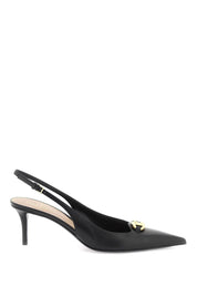 Valentino Garavani Slingback Vlogo Décollet   Black