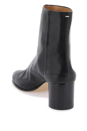 Maison Margiela Leather Tabi Ankle Boots   Black