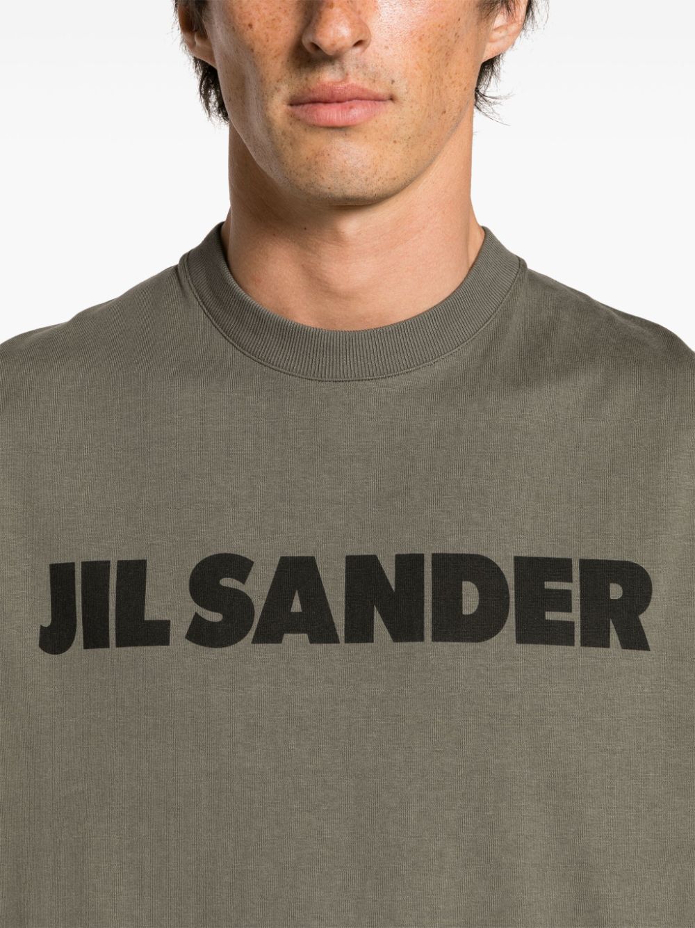 Jil Sander T Shirts And Polos   Kaki