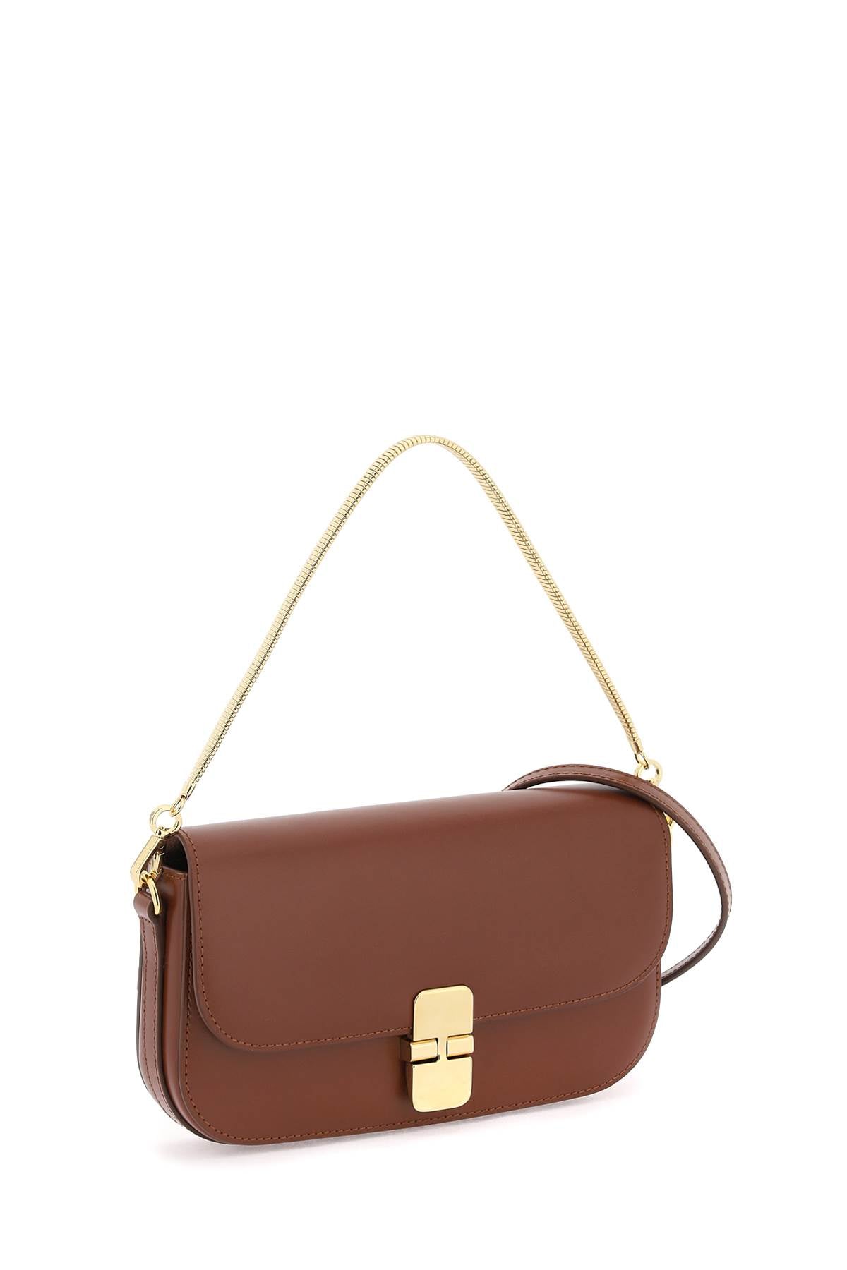 A.P.C. Grace Clutch Hand   Brown