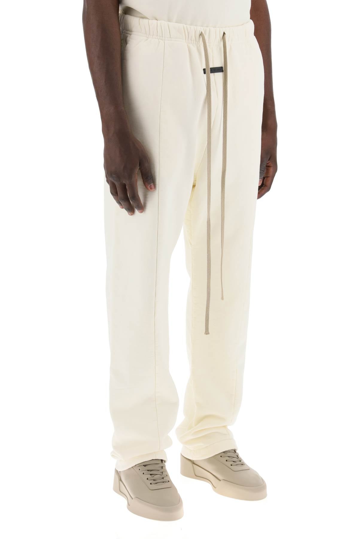 Fear Of God Replace With Double Quotebrushed Cotton Joggers Forum   White