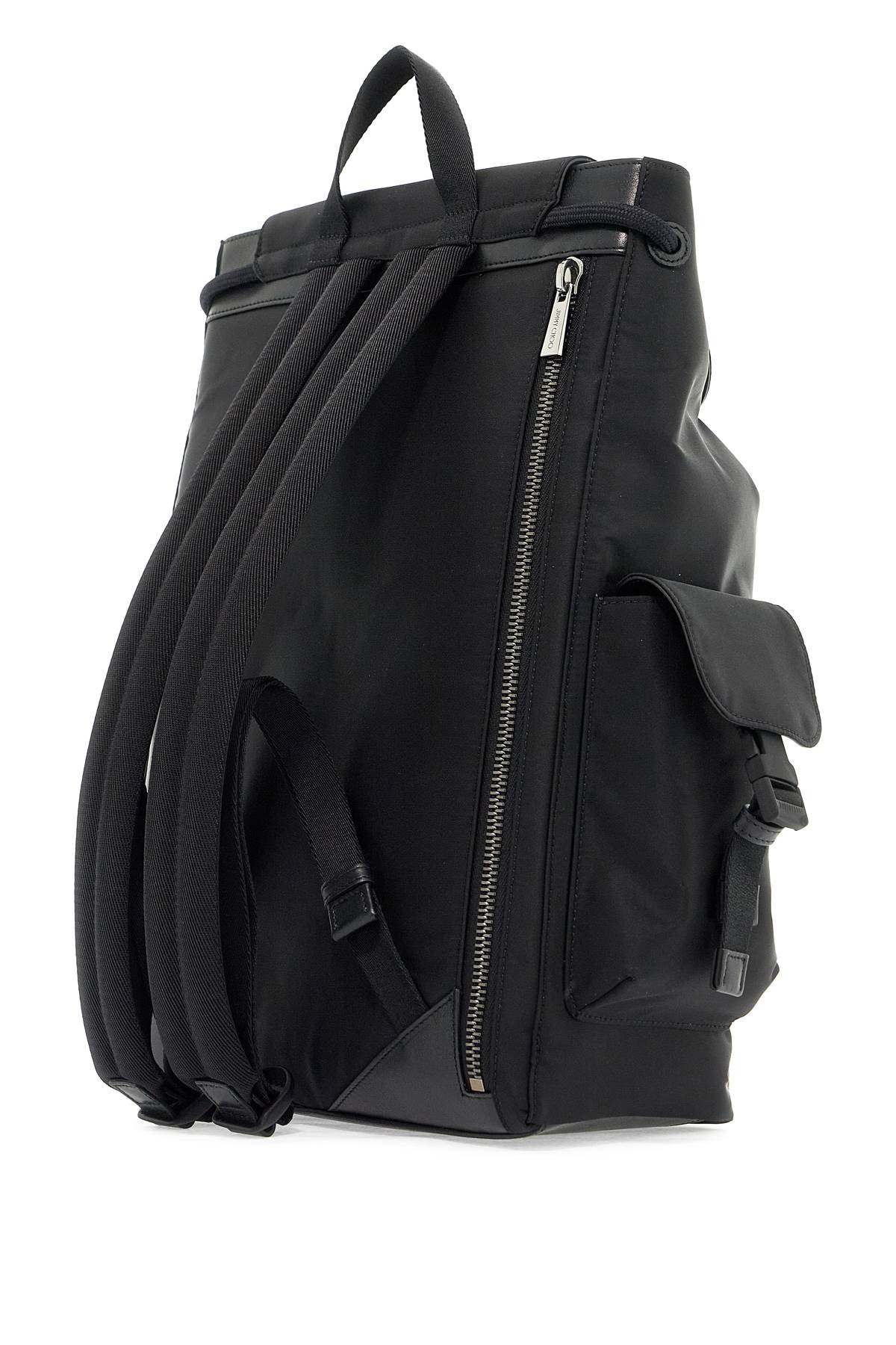 Jimmy Choo Nylon Filmore Backpack For   Black