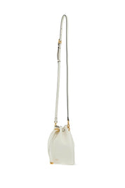 Jimmy Choo "bon Bon Bucket N/S Shoulder Bagreplace With Double Quote   White