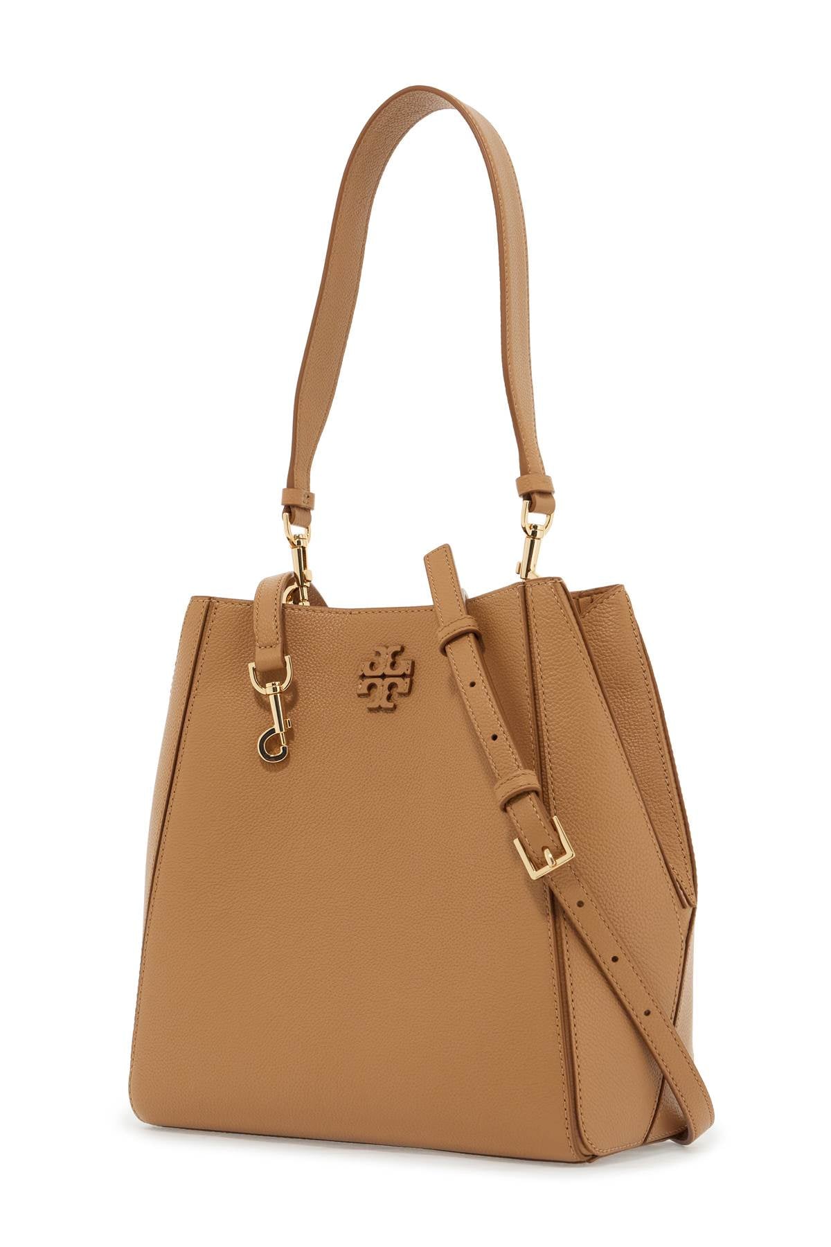 Tory Burch Mcgraw Bucket Bag   Brown