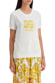 Dolce & Gabbana Maiolica Dg Patch T   White