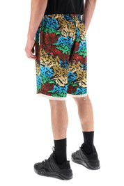 Children Of The Discordance All Over Graffiti Print Shorts   Multicolor