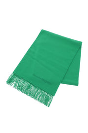 Alexander Mcqueen Cashmere Scarf With Embroidery   Green