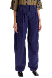 Lemaire Lightweight Wide Leg Pants   Blue