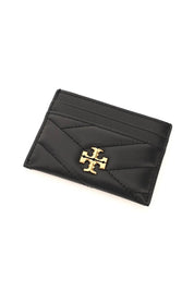 Tory Burch Kira Chevron Cardholder   Black