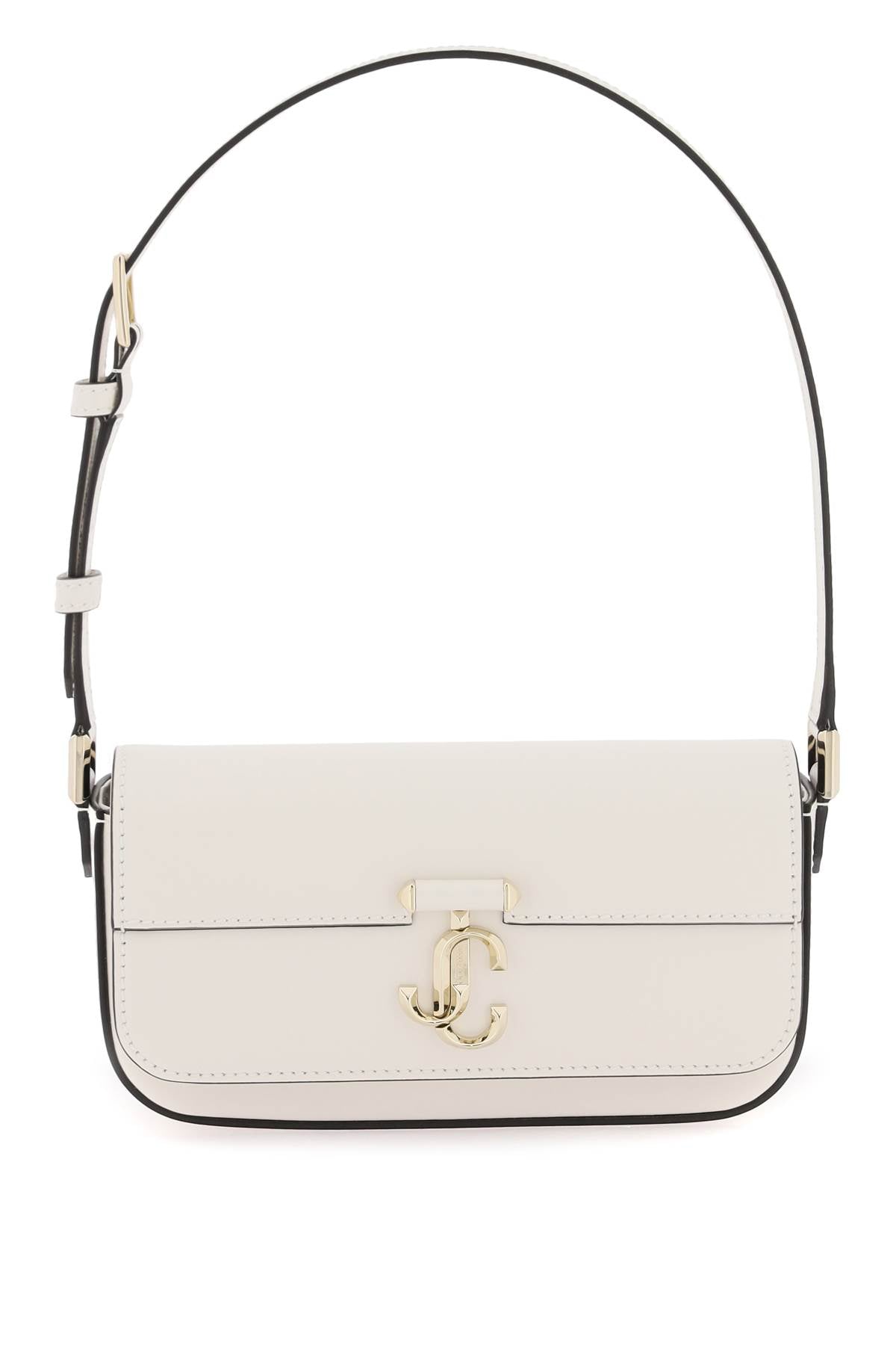 Jimmy Choo Avenue Mini Shoulder Bag   White