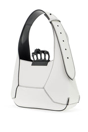 Alexander Mcqueen Jewelled Hobo   White