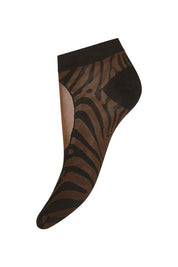 Gcds   X Wolford Animalier Socks   Brown