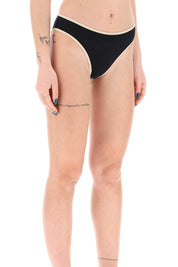 Toteme Replace With Double Quotebikini Briefs With Contrasting Edge   Black