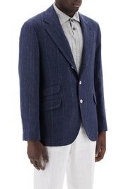 Brunello Cucinelli Single Breasted Tricotine M   Blue